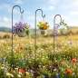 Preview: 3er Set Edler Gartenstecker Laternenstab klein ca. 112 cm - Gartendekoration
